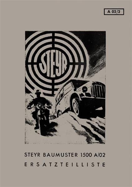 Steyr Baumuster 1500 A/02, Ersatzteilliste