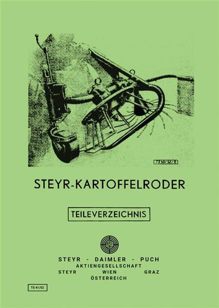 Steyr Kartoffelroder Ersatzteilkatalog