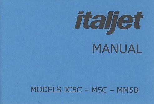 Italjet JC 5C, M5C, MM5B Motocross Manual