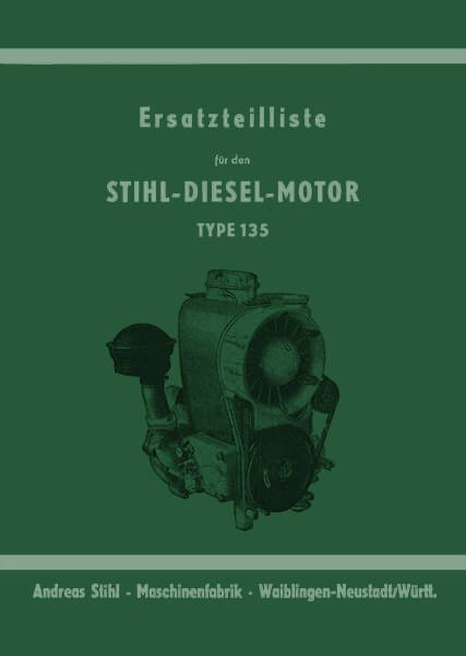Stihl Dieselmotor 135 Ersatzteilkatalog