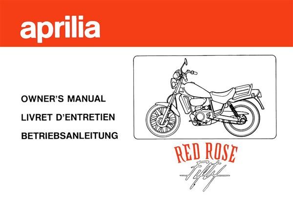 Aprilia Red Rose Fifty Betriebsanleitung