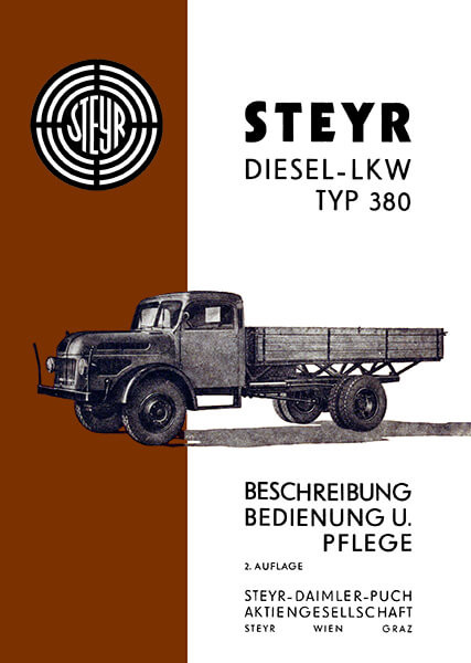 Steyr 380 Betriebsanleitung