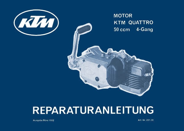 KTM Motorfahrzeugbau Quattro (nur Motor) Reparaturanleitung