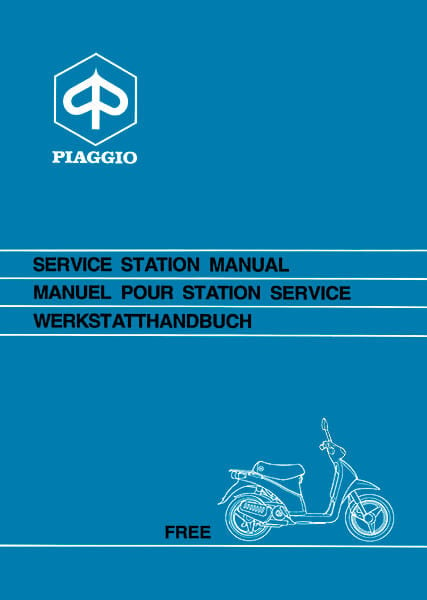 Piaggio Vespa Free Werksatthandbuch