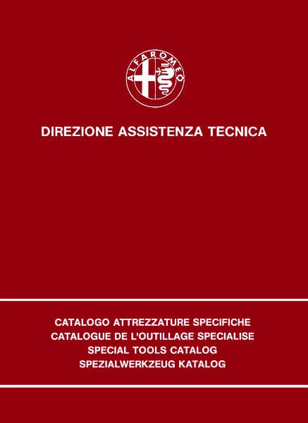 Alfa Romeo Spezialwerkzeug Katalog