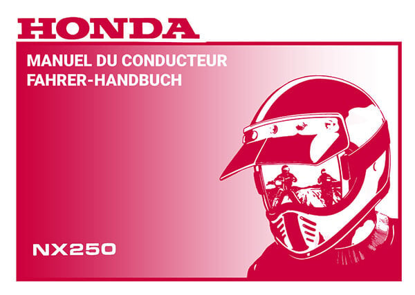 Honda NX250 Betriebsanleitung