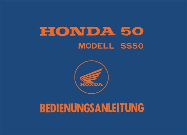 Honda SS50 Betriebsanleitung