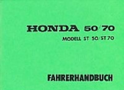 Honda ST50 ST70 Fahrerhandbuch