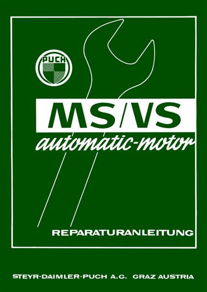 Puch MS50, VS50 Automatic Reparaturanleitung