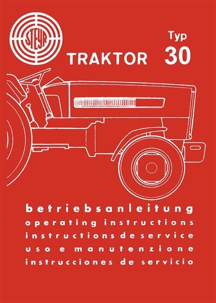 Steyr 30 und 30n Traktor Betriebsanleitung
