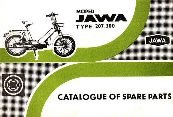 Jawa Moped Typ 207/300 Ersatzteilkatalog