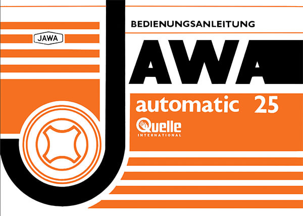 Jawa Motorrad Automatic 25, Betriebsanleitung