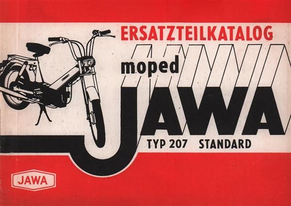 Jawa Moped Typ 207 Standard Ersatzteilkatalog