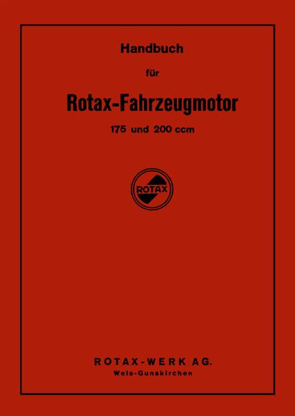 Rotax 175 und 200 ccm Fahrzeug-Motor Handbuch