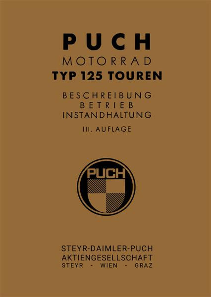 Puch 125 Touren Betriebsanleitung