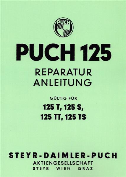 Puch 125 T, TT, S, TS Reparaturanleitung