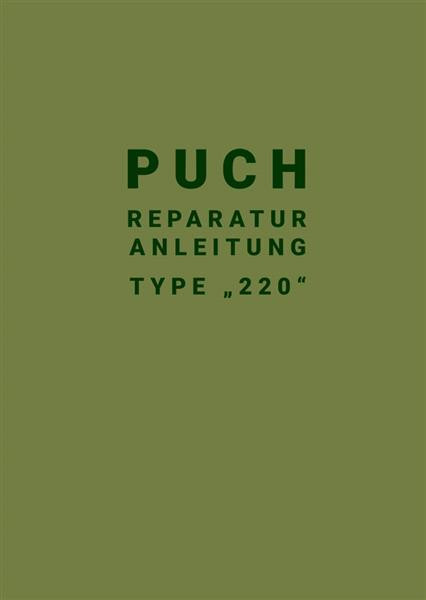 Puch Type 220 Reparaturanleitung