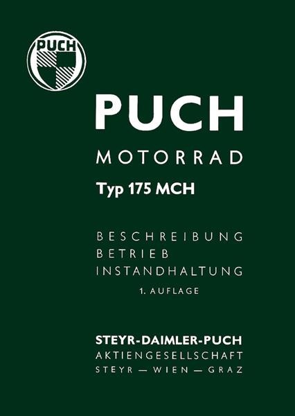 Puch 175 MCH (österreichisches Bundesheer), Betriebsanleitung