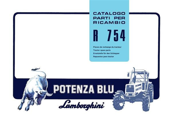 Lamborghini - Ersatzteilkatalog R 754