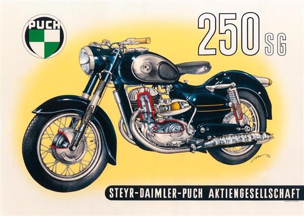Puch 250 SG Poster