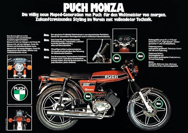 Puch Monza Poster