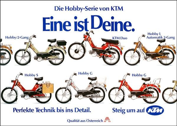 KTM Motorfahrzeugbau Hobby-Serie Poster