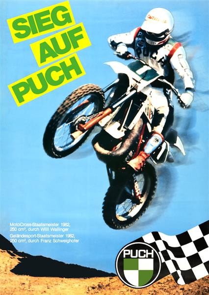 Sieg auf Puch 1982 Poster