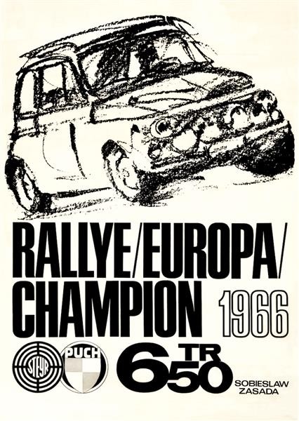 Puch 650 TR Rallye Europa Champion 66 Poster
