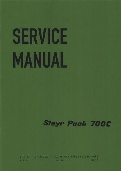 Puch 700 C Service Manual