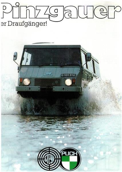 Puch Pinzgauer Prospekt - Der Draufgänger