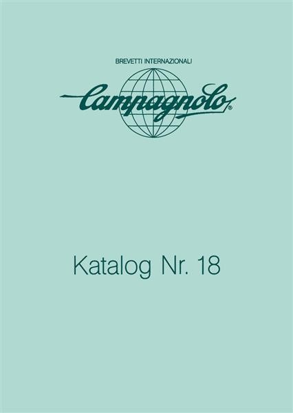 Campagnolo Katalog Nr.18 Rennrad-Ausstattung