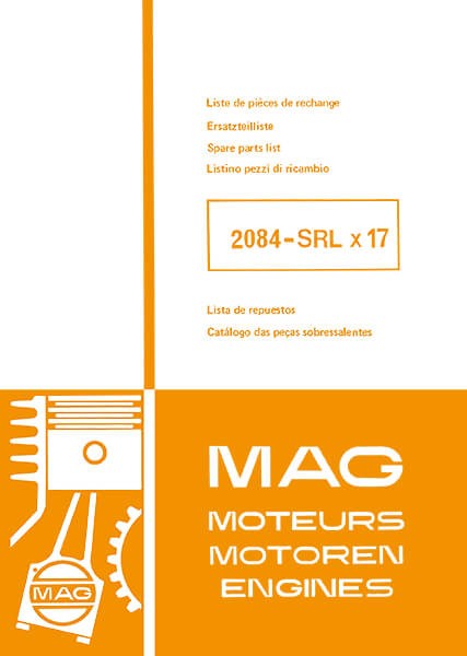 MAG Motor 2084-SRL x 17 Ersatzteilkatalog