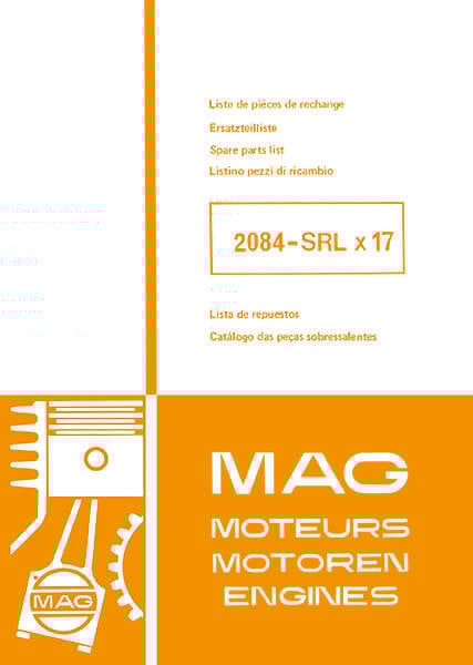 MAG Motor 2084-SRL x 17 Ersatzteilkatalog