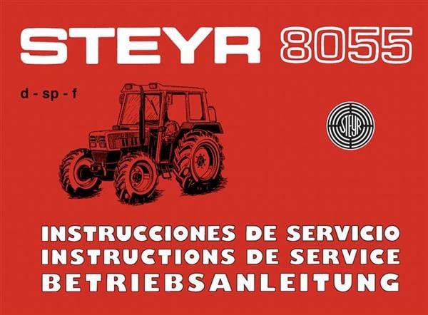 Steyr 8055 Traktor Betriebsanleitung