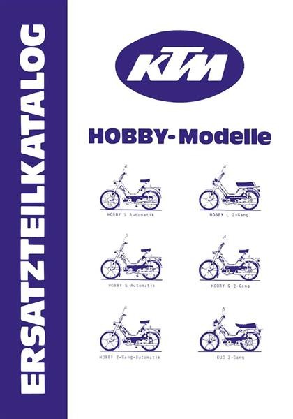 KTM Motorfahrzeugbau Hobby-Modelle, Ersatzteilkatalog