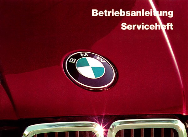 BMW 316 318i 320i 325e 325i 324 Betriebsanleitung