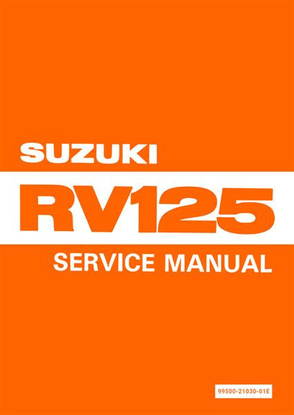 Suzuki RV125 Service Manual