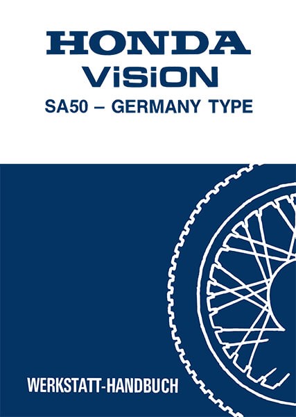 Honda SA50 Vision Werkstatthandbuch