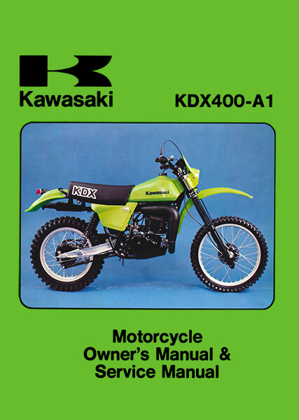 Kawasaki KDX 400 - A1, Owner's and Service Manual