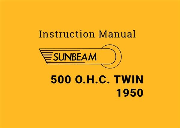 Sunbeam S7 und S8 Instruction Manual