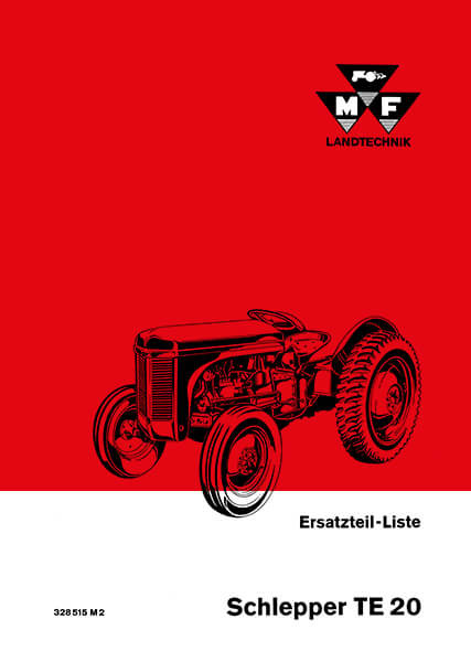 Massey-Ferguson TE20 Ersatzteilkatalog
