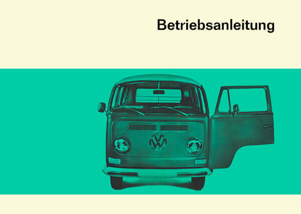 VW Transporter, Bus, Pritsche, Betriebsanleitung