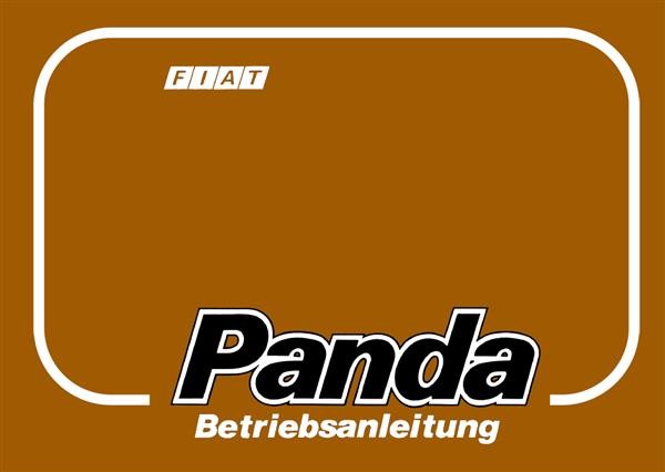 Fiat Panda 750 und 1000 Betriebsanleitung