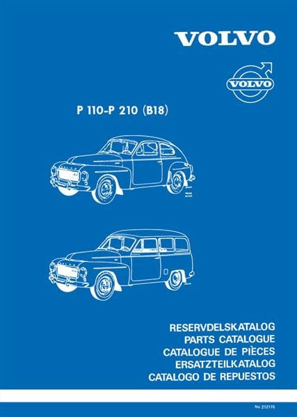 Volvo P110 und P210 (B18) Ersatzteilkatalog