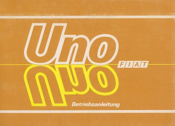 Fiat Uno, Betriebsanleitung