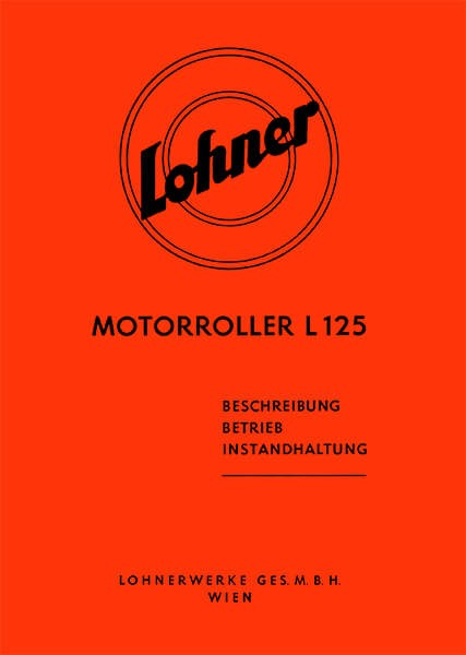 Lohner L 125 Betriebsanleitung