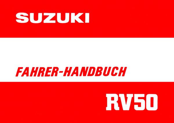 Suzuki RV50 Betriebsanleitung