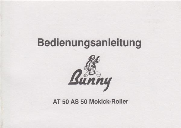 Winking Bunny AT 50 und AS 50 Betriebsanleitung