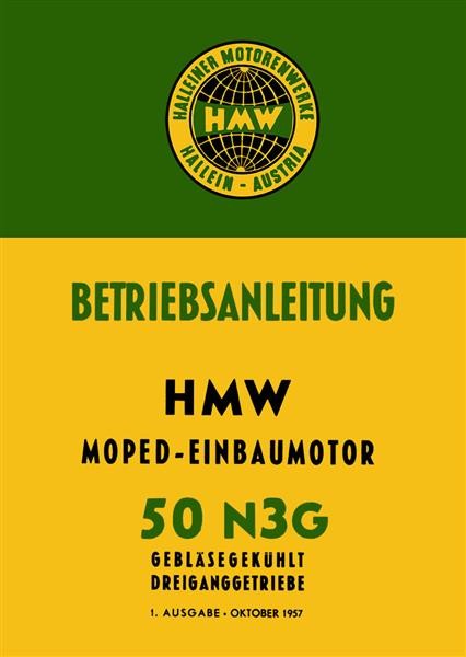 HMW Einbaumotor 50 N3G Betriebsanleitung