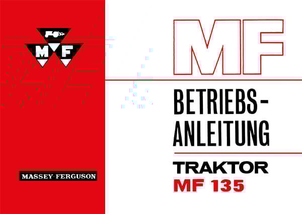 Massey-Ferguson MF135 Betriebsanleitung